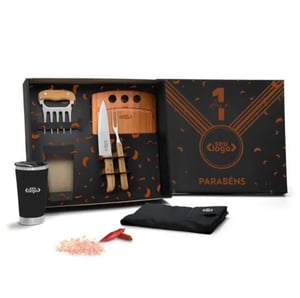 Kit Para Churrasco Com Copo Térmico - 6 Peças