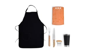 Kit Para Churrasco Com Copo Térmico - 6 Peças