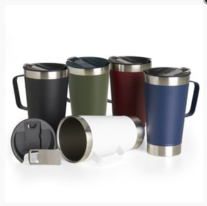 Caneca Térmica Inox com Abridor 500ml