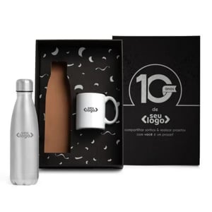 Kit Garrafa e Caneca - 2 Peças