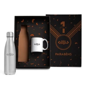 Kit Garrafa e Caneca - 2 Peças
