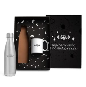Kit Garrafa e Caneca - 2 Peças