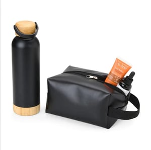 Kit Garrafa e Necessaire - 2 Peças
