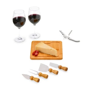 Kit para Queijo e Vinho - 8 Peças