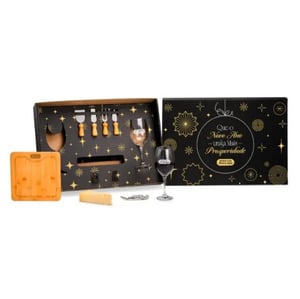 Kit para Queijo e Vinho - 8 Peças
