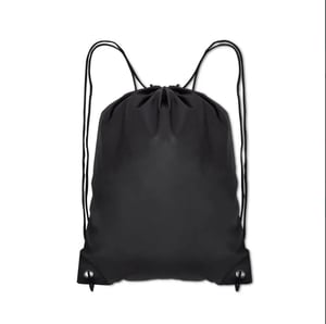 Mochila Sacola em Nylon 190D - Preta - 42X32Cm