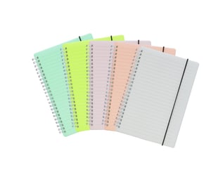 Caderno A5 Plástico