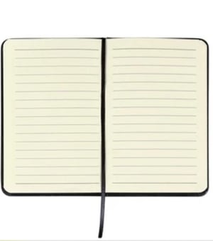 Caderneta Moleskine Capa Preta 14x21cm