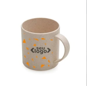 Caneca Em Fibra De Bambu - 350 Ml