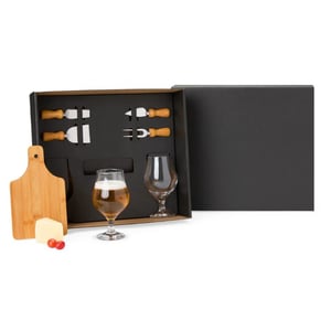 Kit Dia do Médico - Conjunto Para Queijo / Cerveja - 7 Pçs