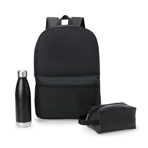 KIT BOAS VINDAS - Mochila, Necessaire E Garrafa - 3 Peças