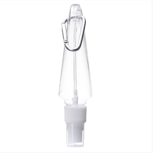 Frasco Plástico 100ml com Mosquetão