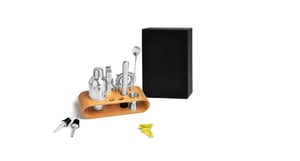 Kit Bar Com Base Em Bambu - 11 Peças