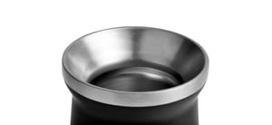 Cuia Térmica em Aço Inox com Bomba - Preto - 300ml