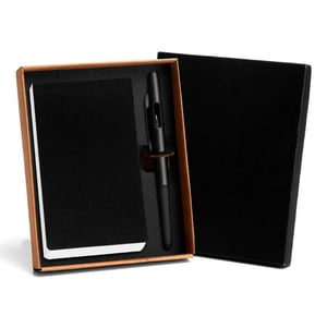 KIT SIPAT - Bloco para Anotações Preto com Caneta