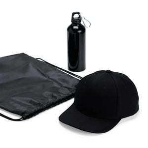 KIT Mochila Sacola, Garrafa E Boné - 3 Pçs