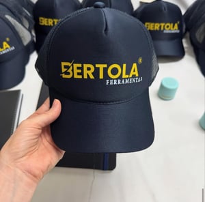 Boné Poliéster Aba Curva com Tela