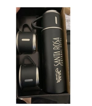 Kit Xícaras Garrafa 3 Peças