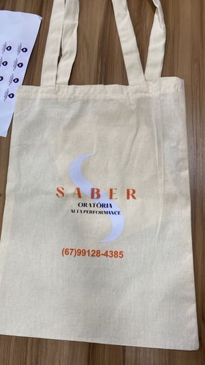 Ecobag 100% Algodão Cru