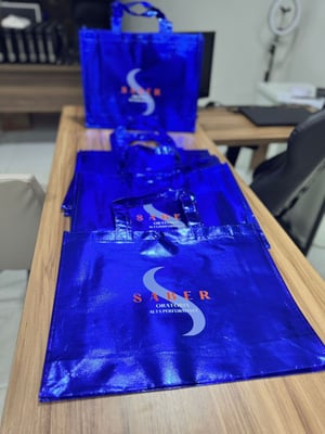 Sacola TNT Metalizada - Grande