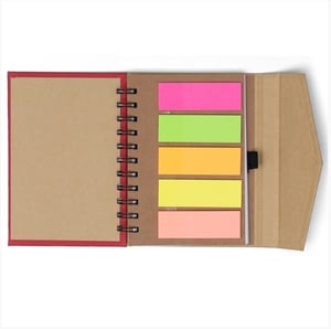 Caderno Ecológico com Autoadesivos