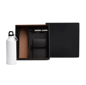 Kit Com Squeeze, Caneta E Bloco - 3 Pçs