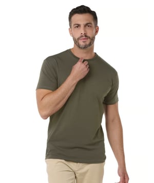 Camiseta de Algodão Egípcio Branca