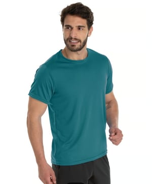 Camiseta Dry Fit Preta Proteção UV 30+