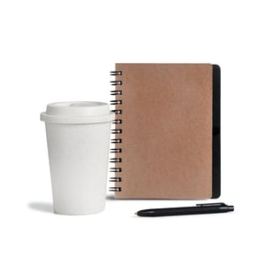Conj. Caderno E Copo Com Tampa - 2 Pçs