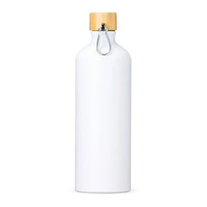Garrafa Em Alumínio Branca - 1 Litro