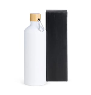 Garrafa Em Alumínio Branca - 1 Litro