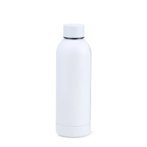 Garrafa Em Inox Parede Dupla - Branca - 500 Ml