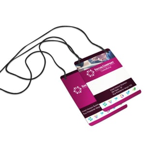 Credencial com Cordão Nylon      