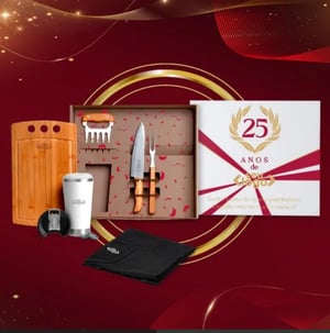 Kit Para Churrasco Com Copo Térmico - 6 Peças      
