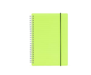 Caderno A5 Plástico