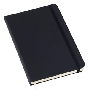Caderneta Moleskine Capa Preta 14x21cm      