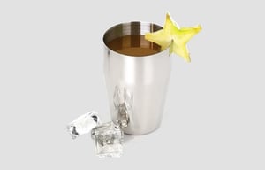 Copo Em Aço Inox Escovado - 350 Ml      Pedido mínimo de 50 peças