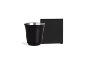 Copo Para Café Em Aço Inox - Preto - 60Ml      Pedido mínimo de 25 peças