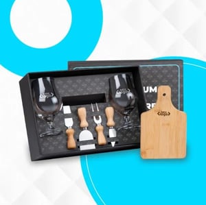 Kit Dia do Médico - Conjunto Para Queijo / Cerveja - 7 Pçs      Pedido mínimo de 20 peças