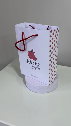 Sacola de Papel Off P2 - BRANCO      