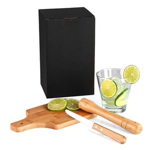 Kit Caipirinha Em Bambu / Madeira Ibiza - 0,35L - 4 Peças      Pedido mínimo de 15 peças