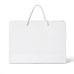 Sacola de Papel Horizontal - BRANCO      