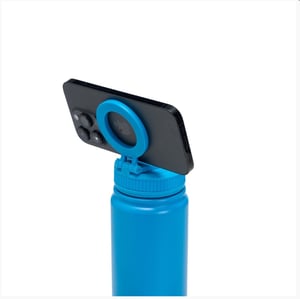 Garrafa Térmica Inox 750ml com Suporte Celular      