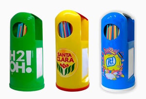 Porta Guardanapos e Canudos Bi-Útil      Pedido mínimo de 250 peças