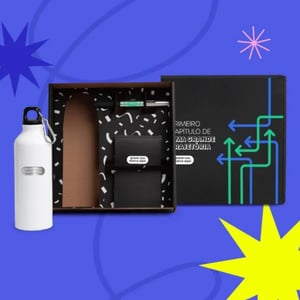 Kit Com Squeeze, Caneta E Bloco - 3 Pçs      Pedido mínimo de 20 peças