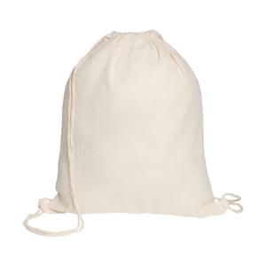 Sacochila Ecológica de Algodão Cru Sacochila Ecológica de Algodão Cru 210g 33 x 35 x 43 (Boca X Fundo X Altura)    