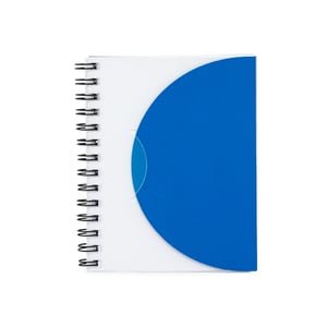 Caderno Plástico  Altura 18cm | Largura 15,1cm | Espessura 1,7cm  Feito em material plástico, suas principais características incluem fechamento em formato de envelope, wire-o, capa transparente com textura fosca e 80 páginas brancas sem pautas  