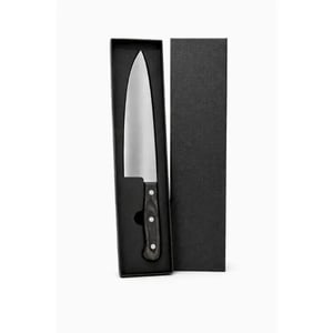 Faca Premium Em Madeira /Inox - Preto Madeira e Inox Faca: 34,3x4,8x2,2 cm    Pedido mínimo de 40 peças