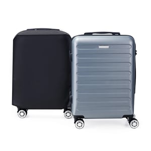 Mala De Viagem Em Abs Rígido Com Rodinhas 360º - 38L ABS Rígido Cinza 48,5x36,5x21,5 cm / com alça aberta: 96 cm    Pedido mínimo de 4 peças