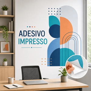 Adesivo Impresso Vinil Branco     